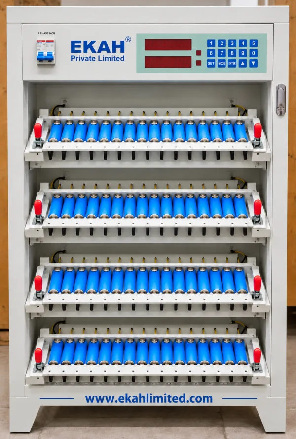 128 channel cylindrical cell grading cabinet