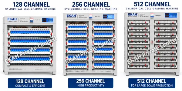 256 channel cylindrical cell grading cabinet