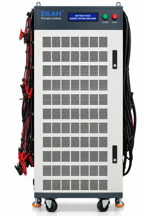Battery pack ageing testing cabinet