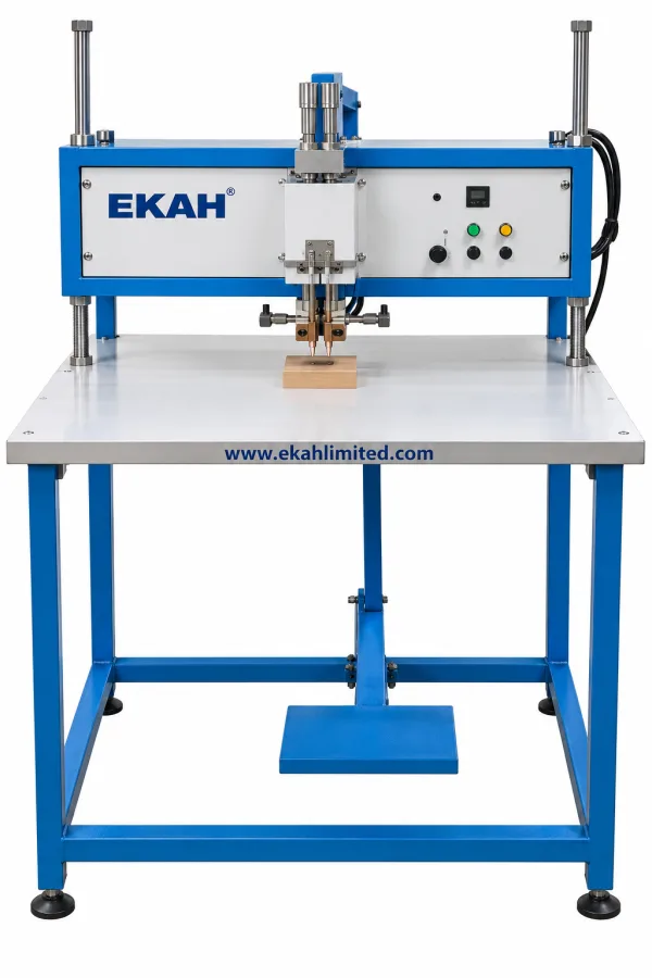 Manual pneumatic spot welder with foot pedal